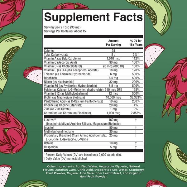 MaryRuth's Liquid Morning Multivitamin + Hair Growth Dragonfruit Melon #4