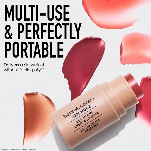 bareMinerals GEN NUDE Dew in One Cheek & Lip Stick #7