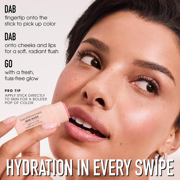 bareMinerals GEN NUDE Dew in One Cheek & Lip Stick #8