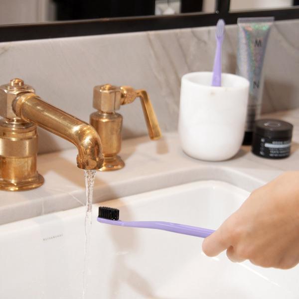 Moon Soft Bristle Purple Toothbrush 2 Pack #3