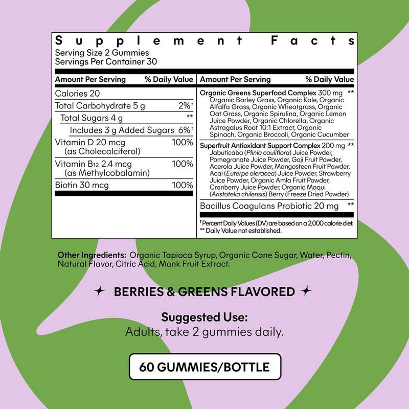 Lemme - Greens: Daily Superfood Gummies | Ulta Beauty