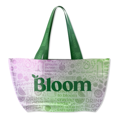 Bloom Free Tote when you purchase 2 Bloom products