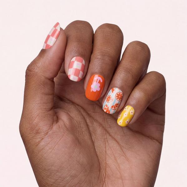 Dashing Diva GLAZE DESIGN, Semi-Cured Gel Nail Strips #3