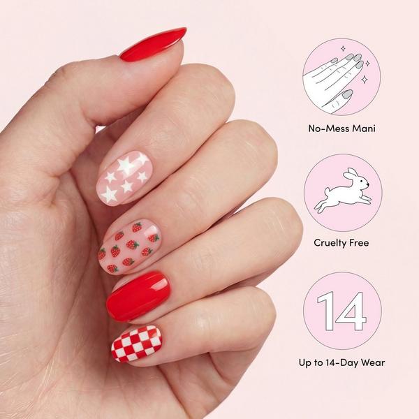 Dashing Diva GLAZE DESIGN, Semi-Cured Gel Nail Strips #5