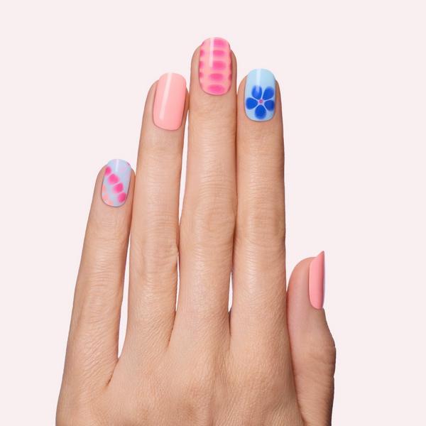 Dashing Diva GLAZE DESIGN, Semi-Cured Gel Nail Strips #3