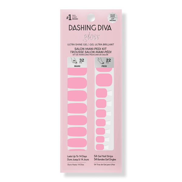 Dashing Diva GLOSS Mani/Pedi, Gel Nail Strips #1