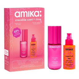 amika Irresistible Scent and Shine Fragrance Mist and Hair Oil Duo