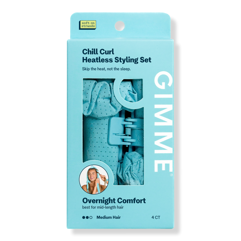 GIMME beauty Chill Curl Heatless Styling Set - Medium Hair
