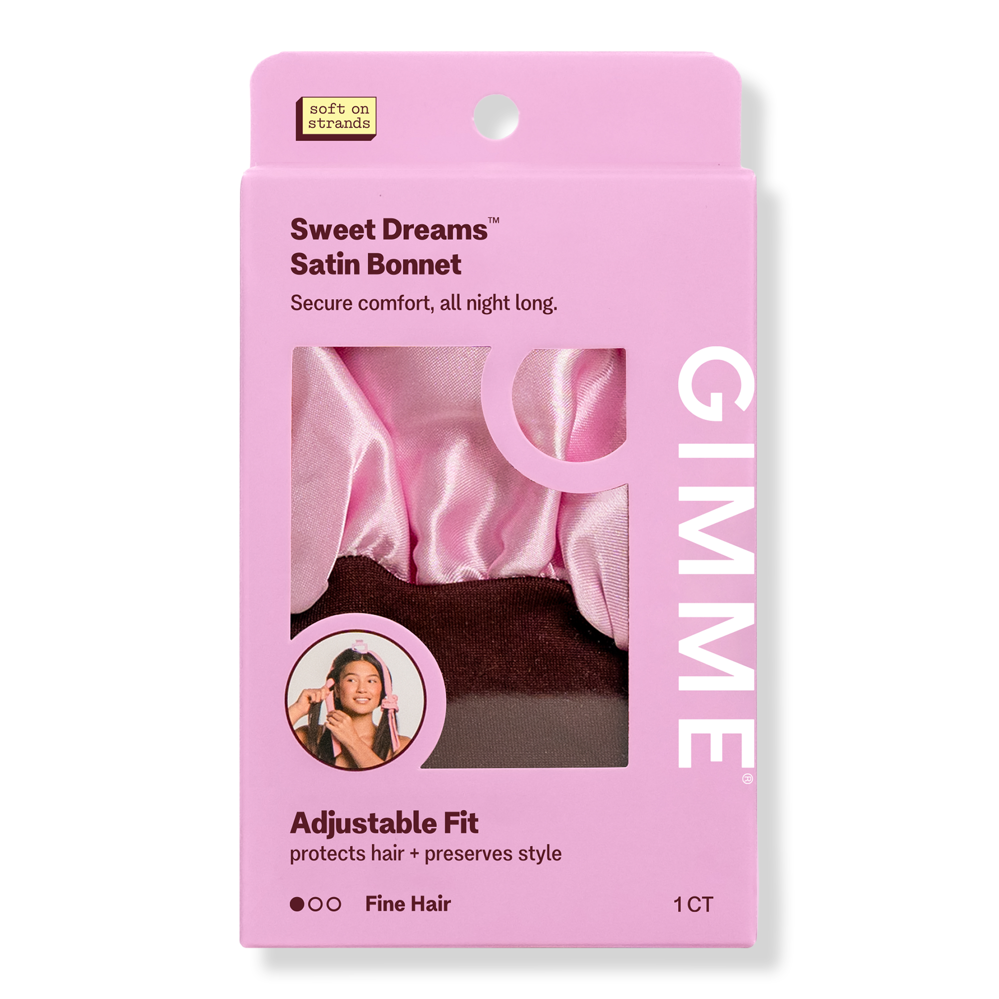 GIMME beauty Sweet Dreams Satin Sleep Bonnet #1