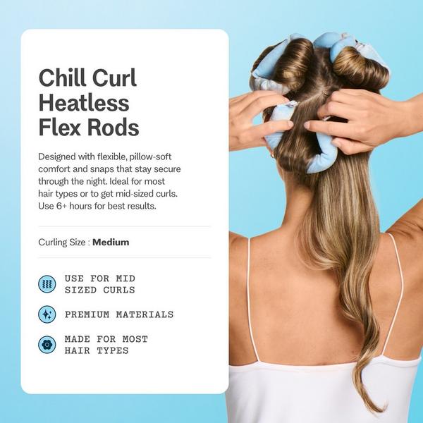GIMME beauty Chill Curl Heatless Styling Flex Rods #4