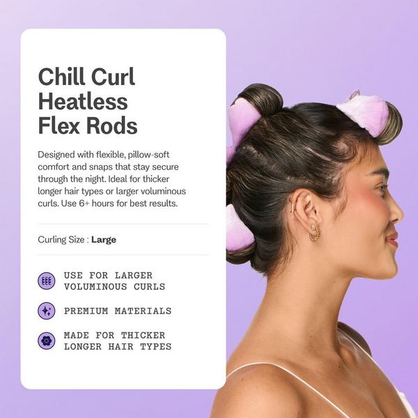 GIMME beauty Chill Curl Heatless Styling Flex Rods #4