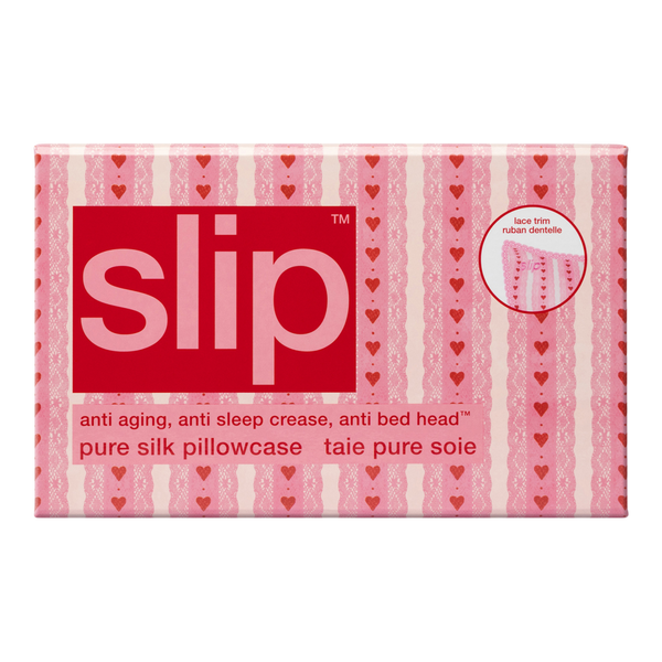 Slip Pure Silk Queen Pillowcase Lace Trim #6