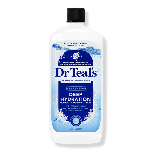 Dr Teal's Skin Renewal Deep Hydration Serum Foaming Bath #1