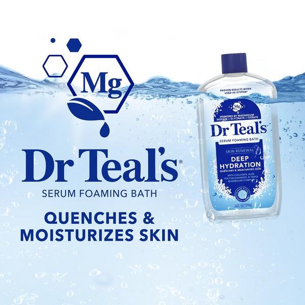 Dr Teal's Skin Renewal Deep Hydration Serum Foaming Bath #2