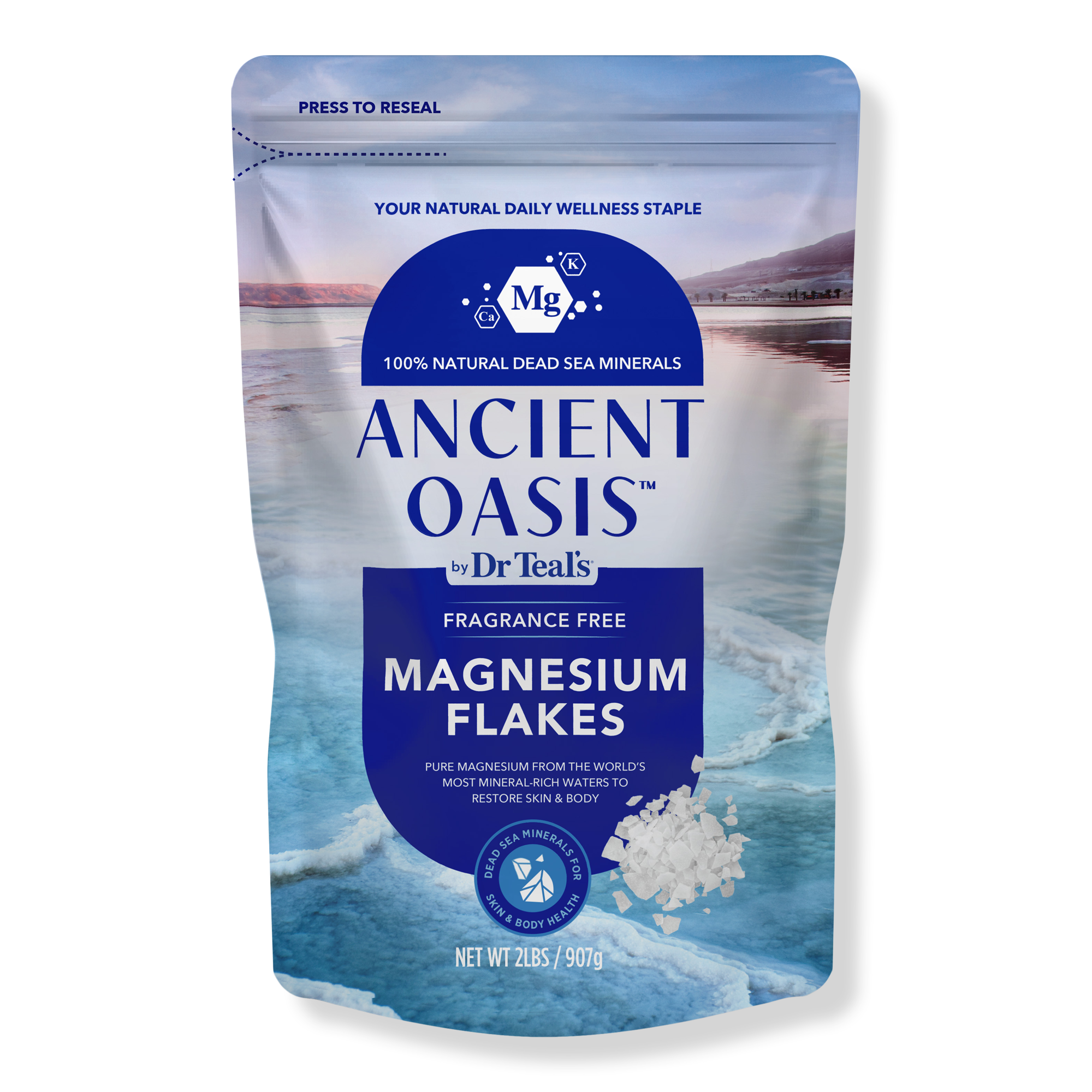 Dr Teal's Ancient Oasis Fragrance Free Magnesium Flakes #1