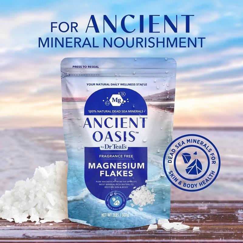 Dr Teal's - Ancient Oasis Fragrance Free Magnesium Flakes | Ulta