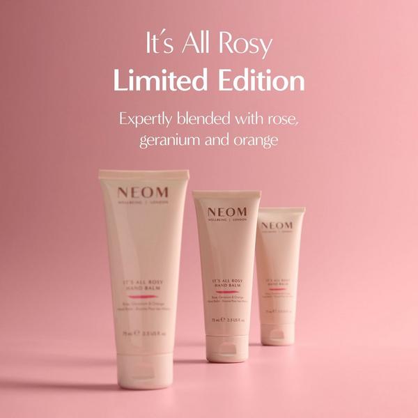 NEOM Wellbeing It's All Rosy Scented Candle and Hand Balm Duo #3