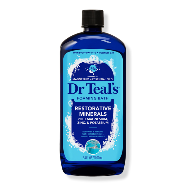 Dr Teal's Foaming Bath with Pure Epsom Salt, Restorative Minerals with Magnesium, Potassium & Zinc #1