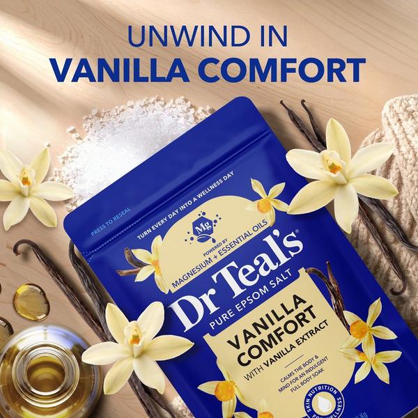 Dr Teal's Epsom Salt Magnesium Soak, Vanilla Comfort #3
