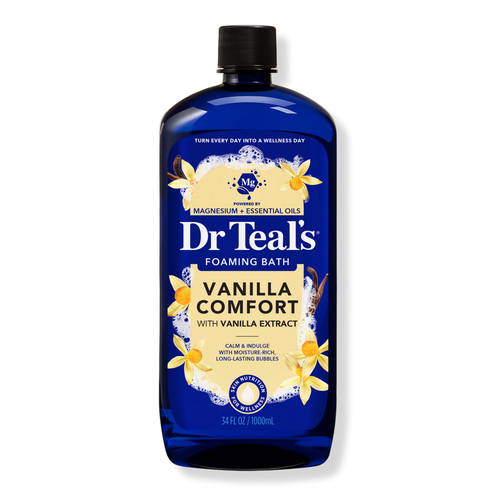 Dr Teal's Foaming Bath with Pure Epsom Salt, Vanilla Comfort