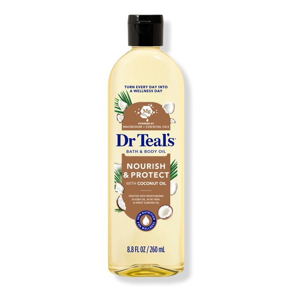 Dr Teal's Moisturizing Bath & Body Oil, Nourish & Protect with Coconut Oil #1