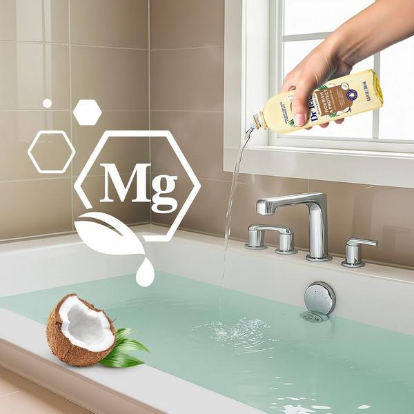 Dr Teal's Moisturizing Bath & Body Oil, Nourish & Protect with Coconut Oil #4