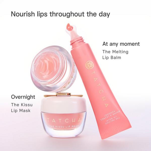 TATCHA The Melting Lip Balm Volumizing & Restorative Peptide Treatment #9