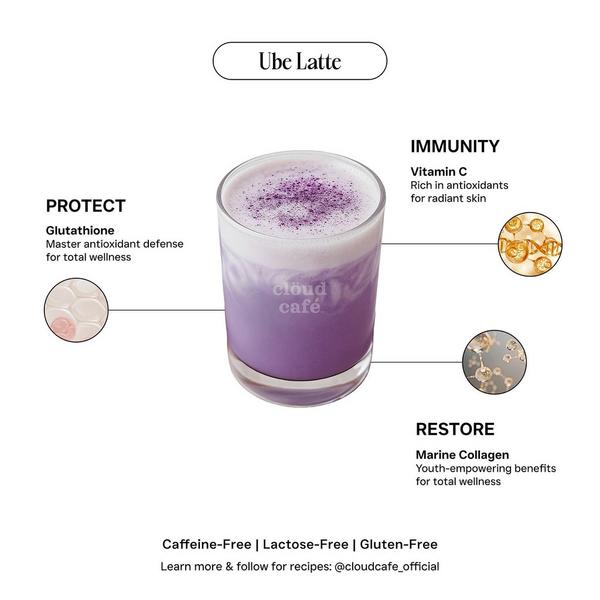 clöud café Ube Latte Collagen-Infused Beauty Booster #5