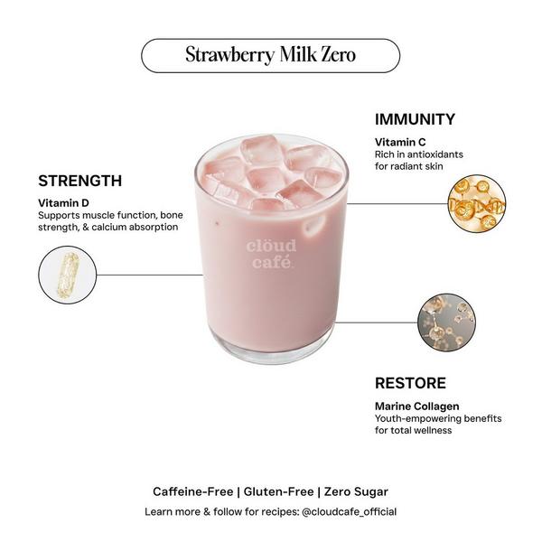 clöud café Strawberry Milk Zero Collagen-Infused Beauty Booster #5