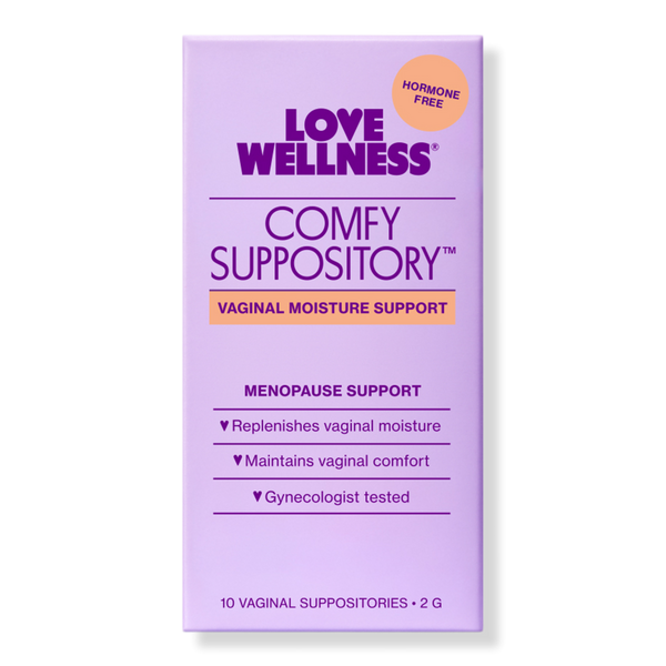 Love Wellness Comfy Suppository: Vaginal Moisture Support #1