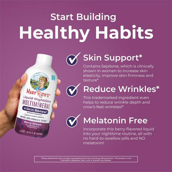 MaryRuth's Liquid Nighttime Multimineral + Skin Renew #3