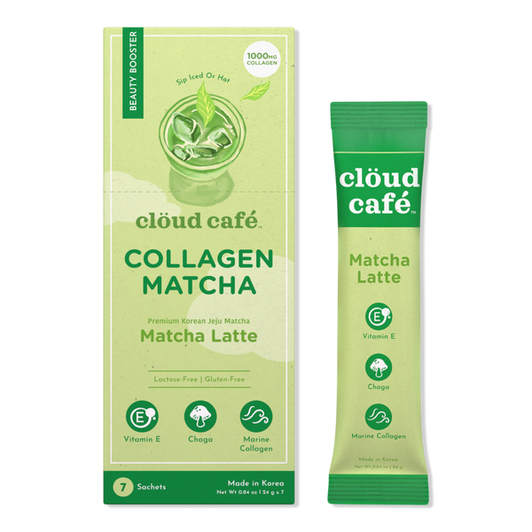 clöud café Matcha Latte Collagen-Infused Beauty Booster #1