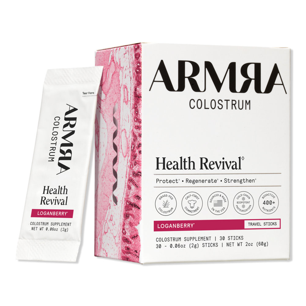 ARMRA Colostrum Health Revival Travel Sticks - Loganberry
