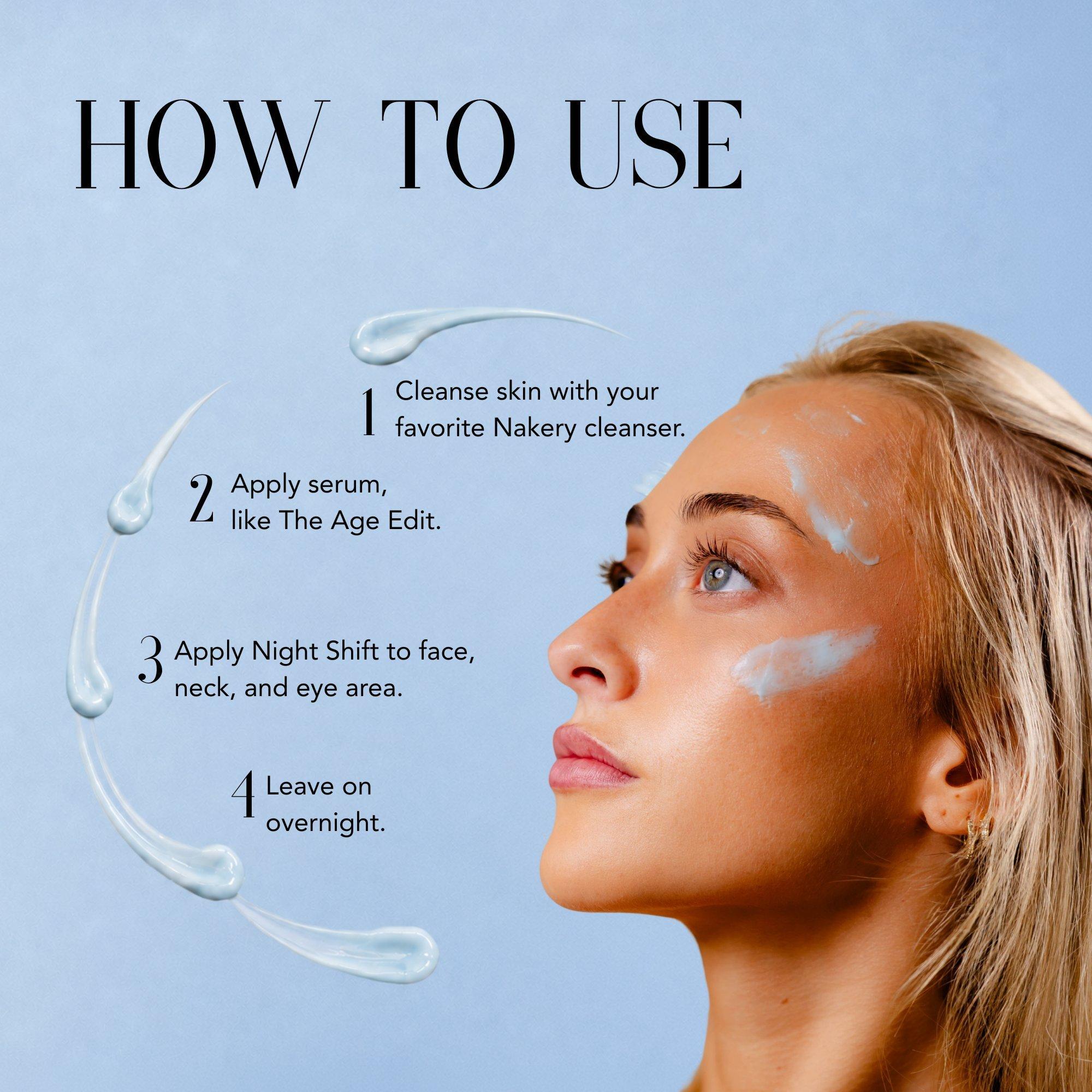 Ночной концентрат высокой дозировки Nakery Beauty SkinRecovery Night Shift — фото 7