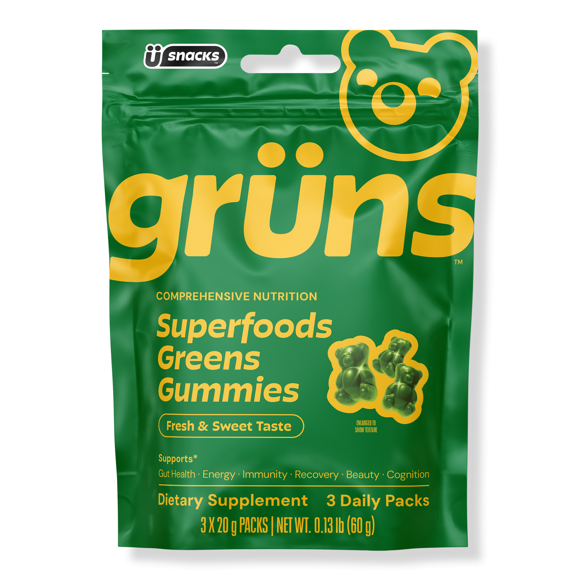 Grüns Adults Superfood Greens Multivitamin Gummies #1