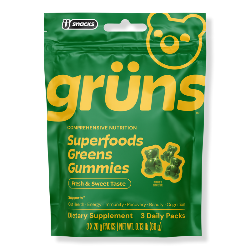 Grns - 3 pack Adults Superfood Greens Multivitamin Gummies | Ulta Beauty