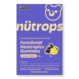 Gruns Nütrops Functional Nootropics Mushroom Gummies Supplement