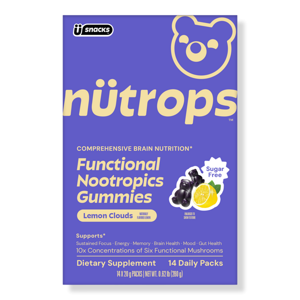 Grüns Sugar Free Functional Nootropics Mushroom Gummies Supplement #1