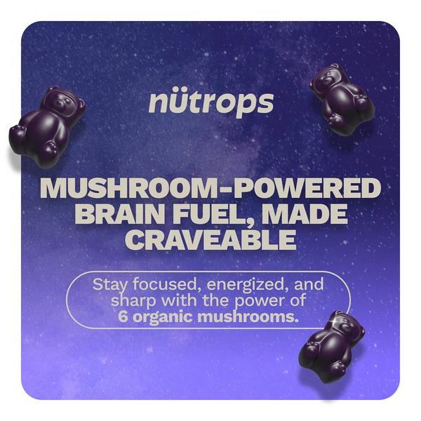 Grüns Sugar Free Functional Nootropics Mushroom Gummies Supplement #5
