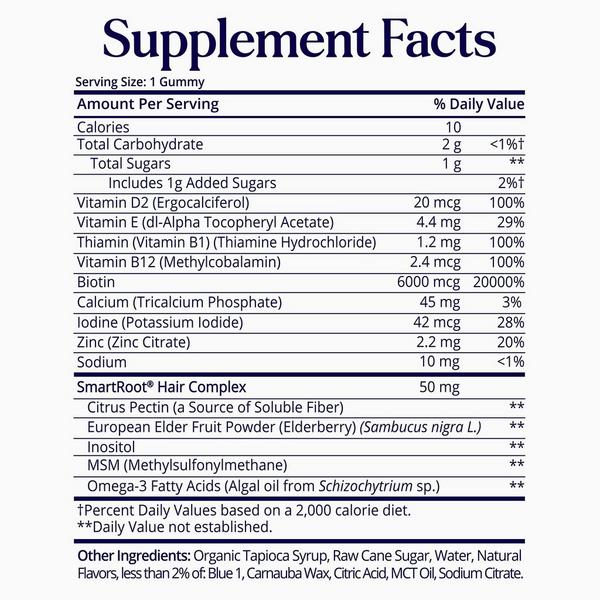 Sugarbear Hair Vitamin Vegan Kosher Gummy Multivitamin + Extra Strength Biotin #4