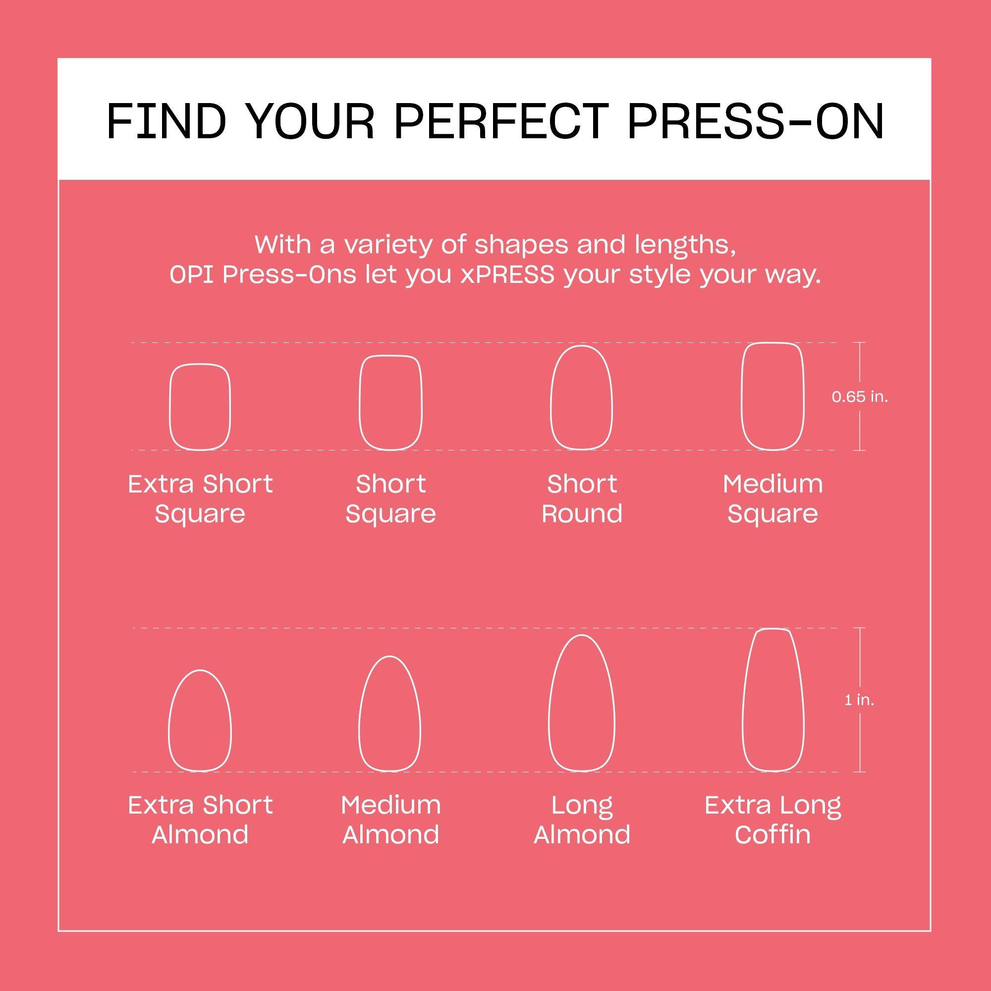Летний набор накладных ногтей OPI xPRESS/ON, цвет: Beat Goes Neon And On — фото 8