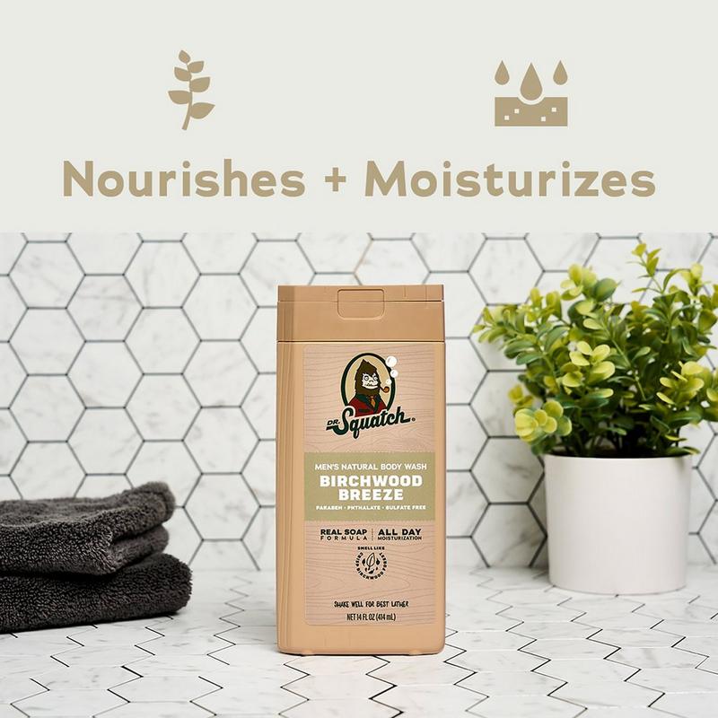 Dr. Squatch - Birchwood Breeze Men's Natural Body Wash | Ulta Beauty