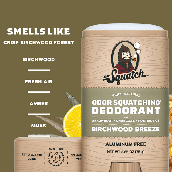 Dr. Squatch Men's Natural Odor Squatching Deodorant #3