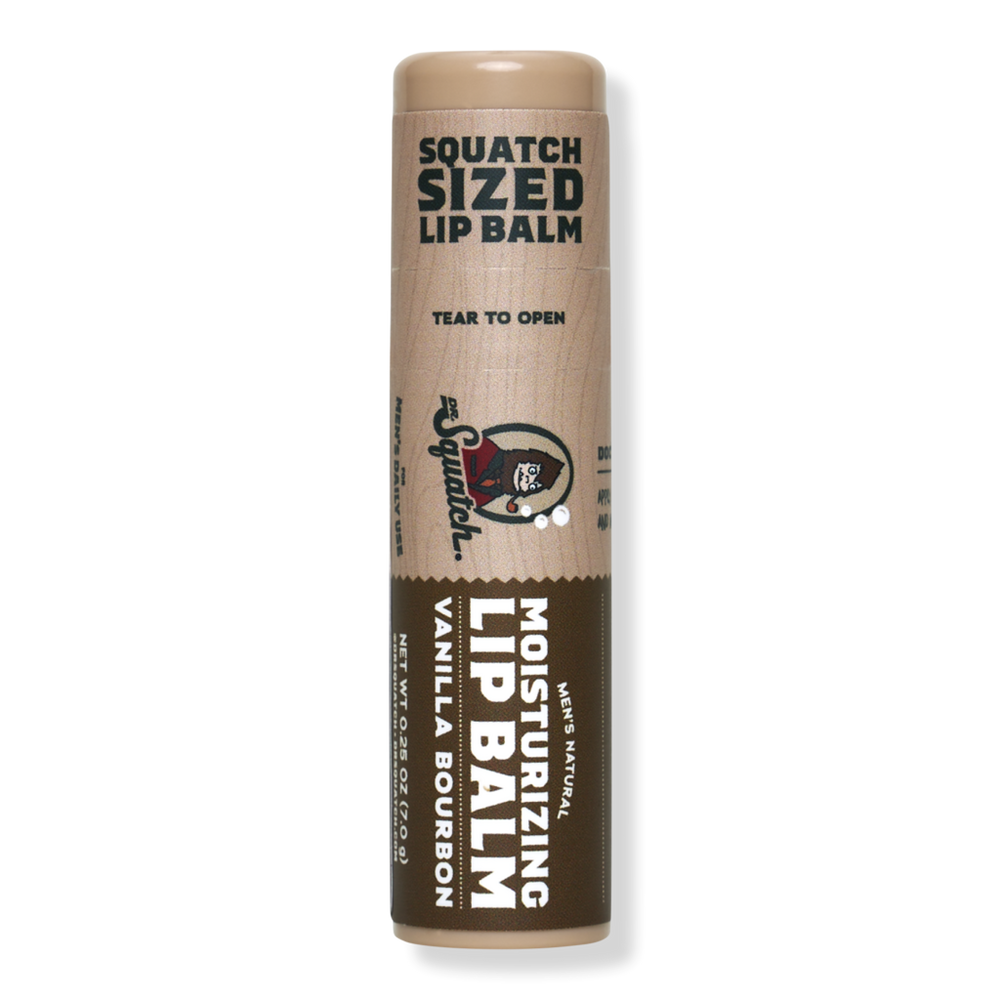 Dr. Squatch Men's Natural Moisturizing Lip Balm - Vanilla Bourbon