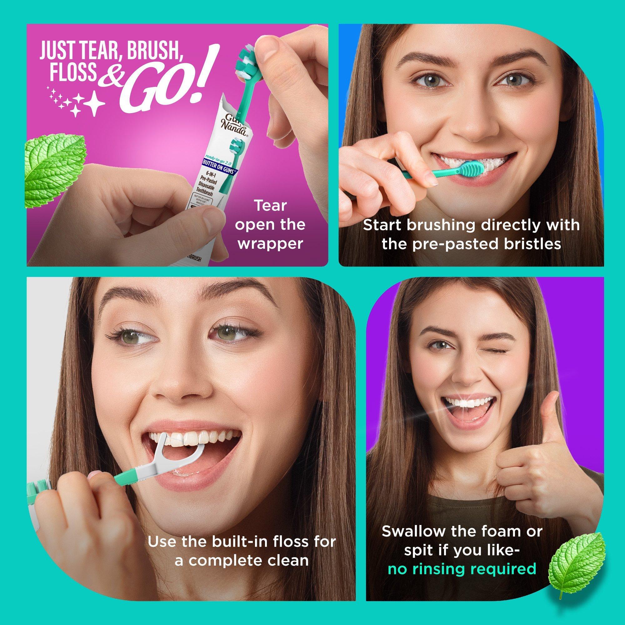 GuruNanda Ready To Go 2.0 Toothbrushes - Thumbnail 3