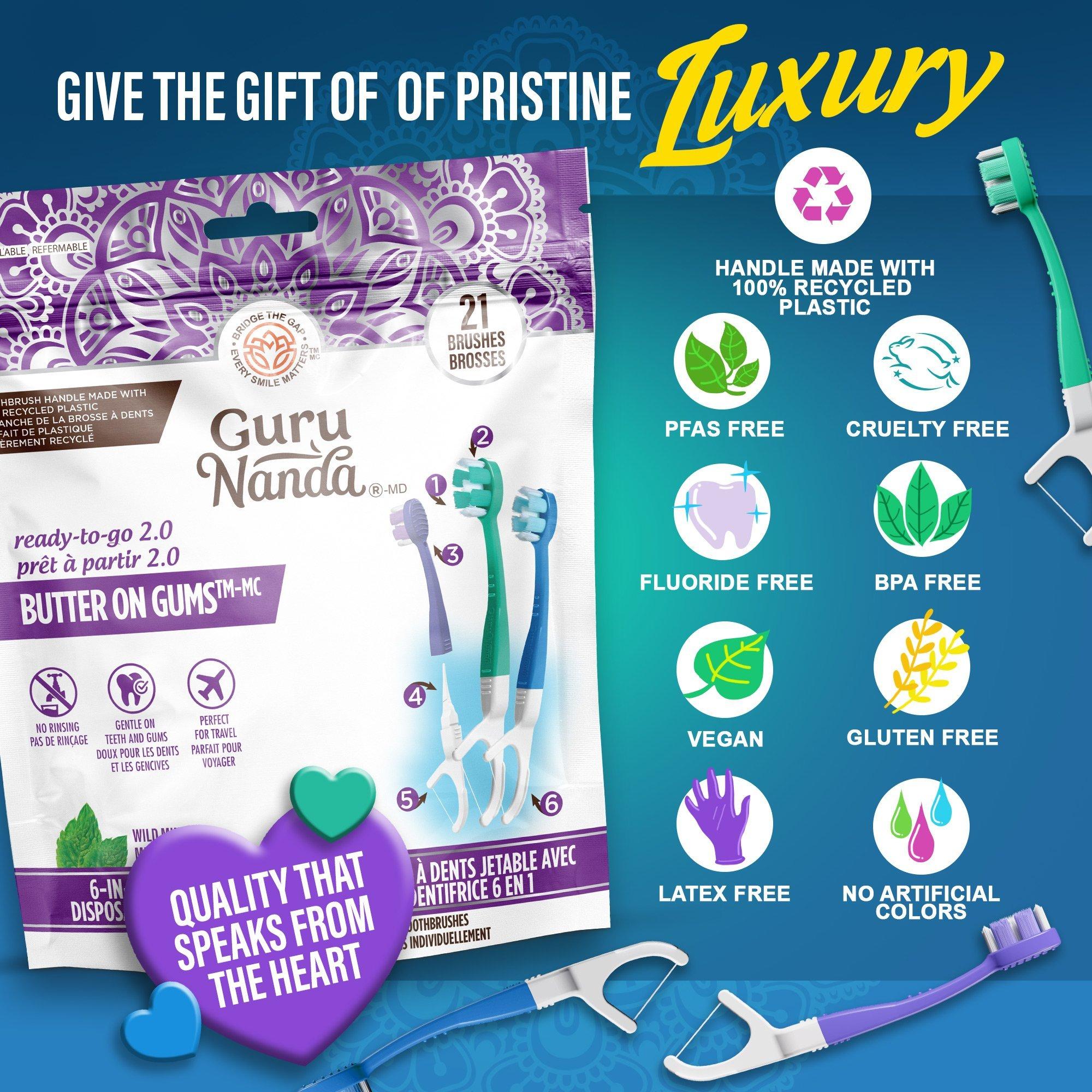 GuruNanda Ready To Go 2.0 Toothbrushes - Thumbnail 4