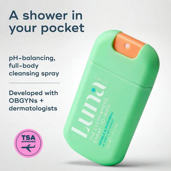 Luna Daily The Everywhere Spray-To-Wipe pH-Balancing Body Cleansing Spray #3