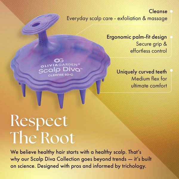 Olivia Garden Scalp Diva Cleanse Brush #2