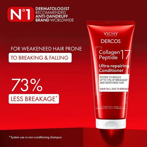 Vichy Dercos Collagen Peptide 17 Ultra Repairing Conditioner #2