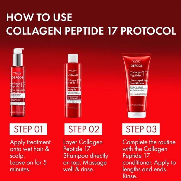 Vichy Dercos Collagen Peptide 17 Ultra Repairing Conditioner #5